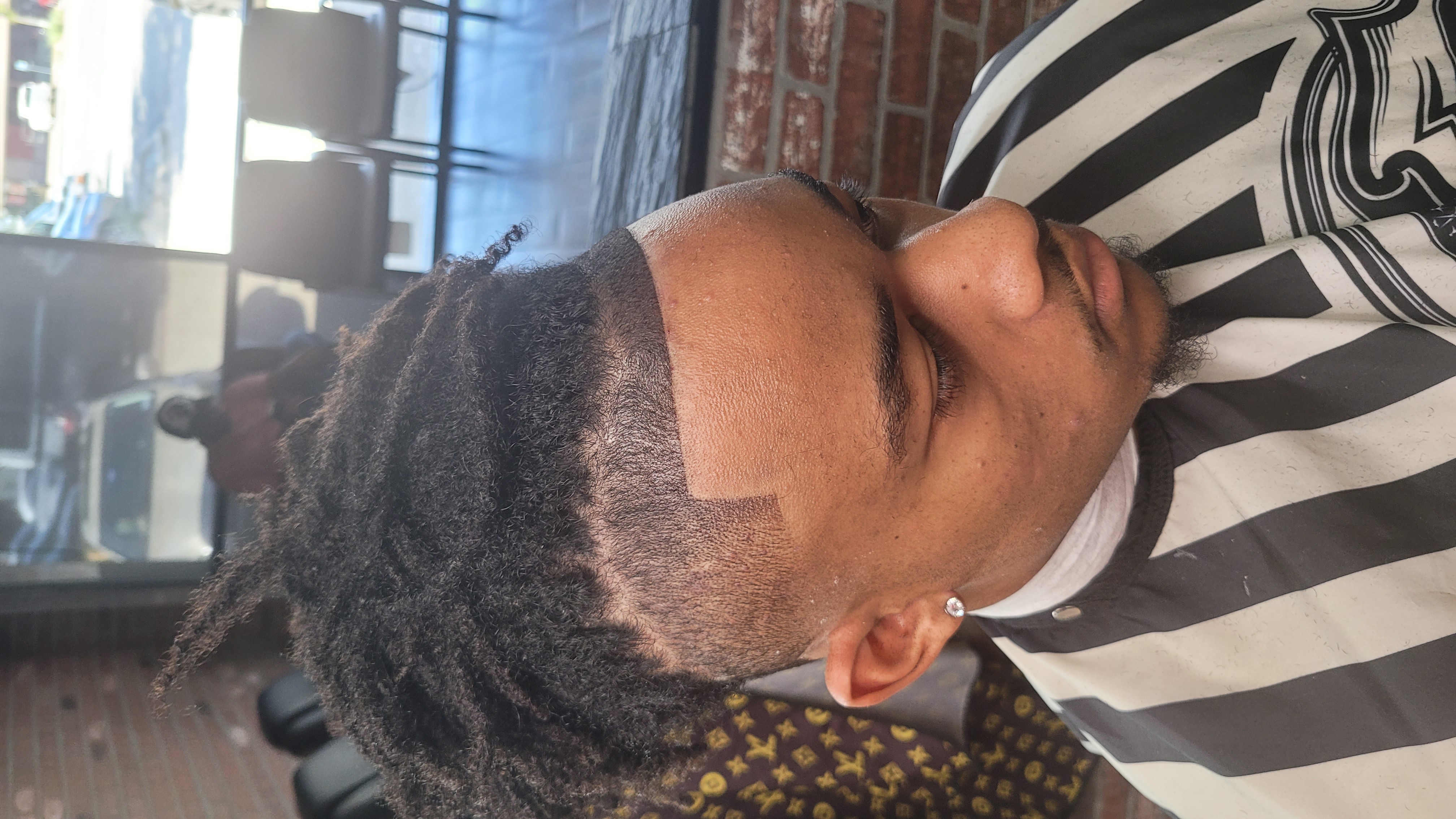 Mobile Barbershop Interior